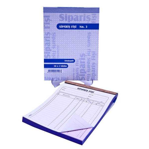 Özkan Sipariş Fişi Otokopili 50x2 Nüsha No:3 M0738 0559
