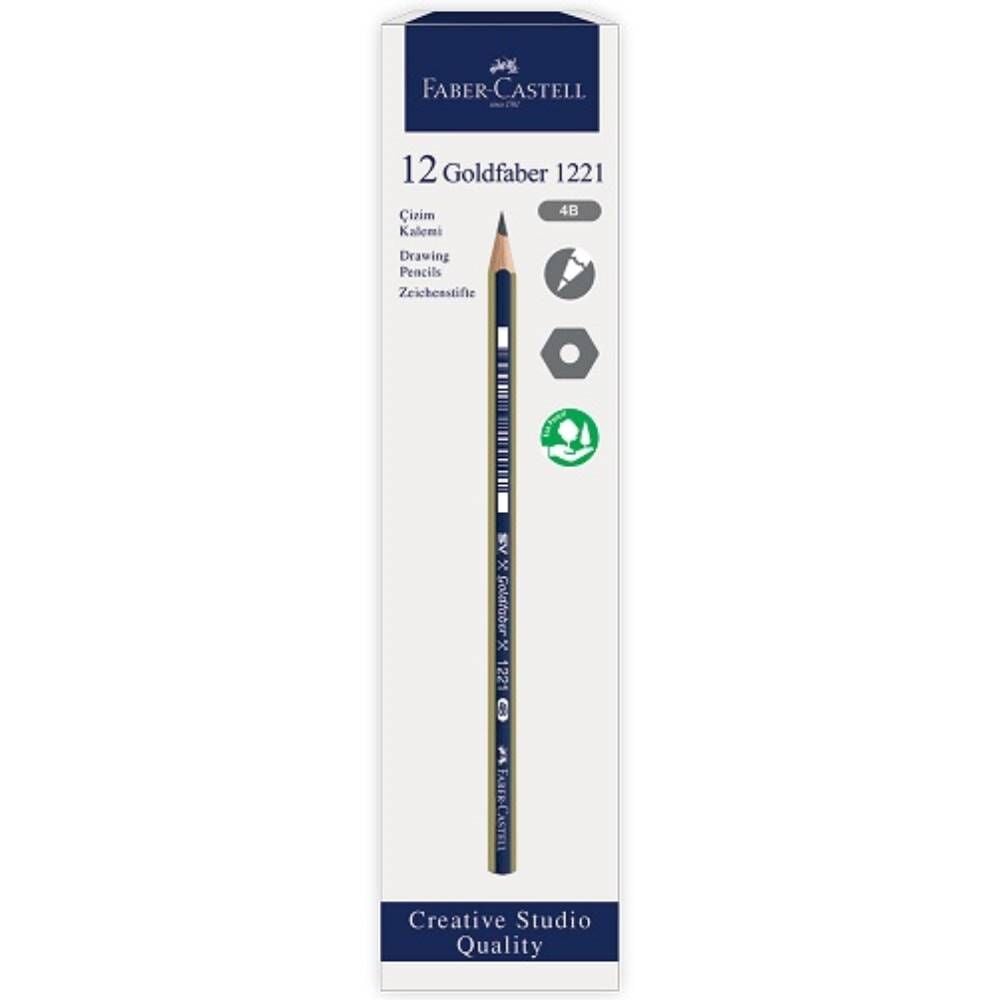 Faber Kurşun Kalem Gold Dereceli 1221 12 Li 4B 112504