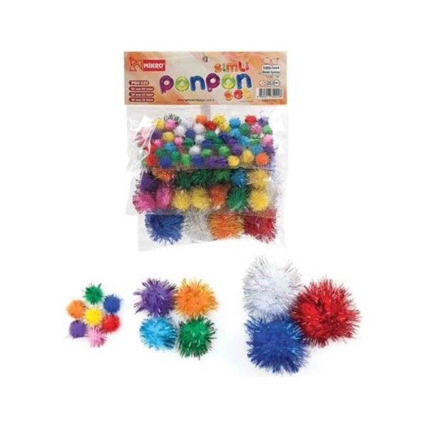 Novacolor Pon Pon Seti Simli 3 Boy NC-351