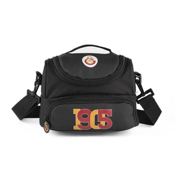 Galatasaray 1905 Suni Deri Siyah Beslenme Çantası 25545