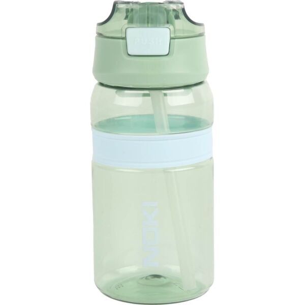 Noki Tritan Pipetli Silikon Kemerli 550 ml Matara T0119-160 Yeşil