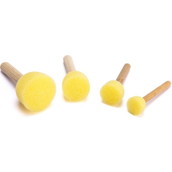Brons Süngerli Tampon Fırça 4 lü BR-676