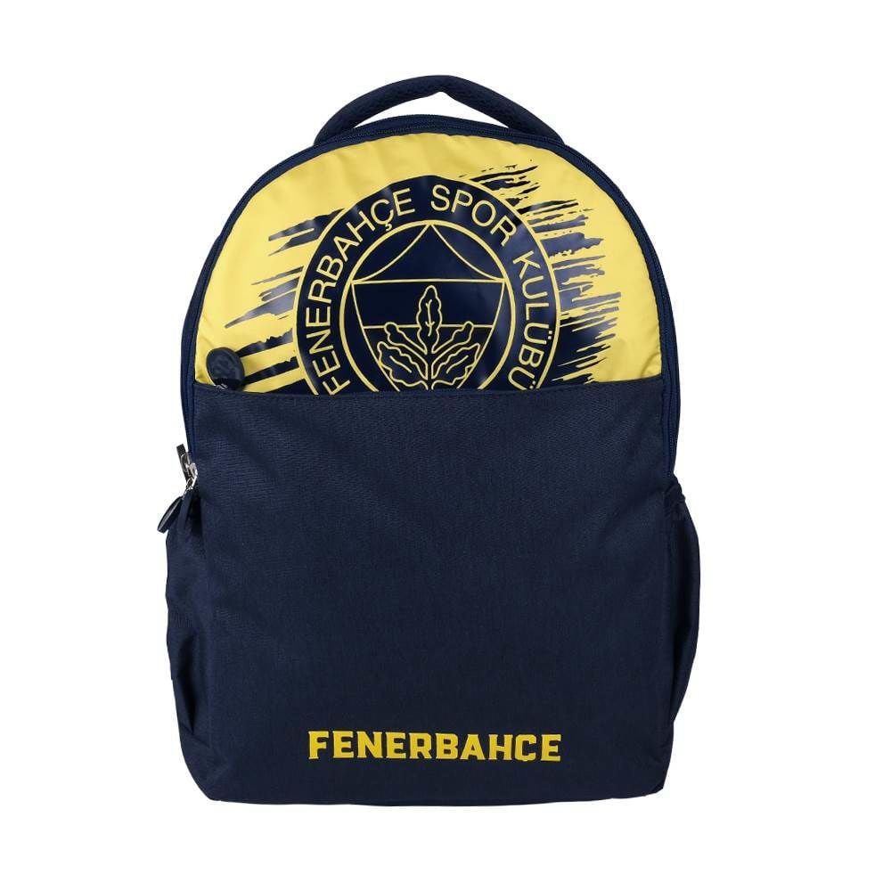 Fenerbahçe Sarı Lacivert Kesik Logon Sırt Çantası 24719