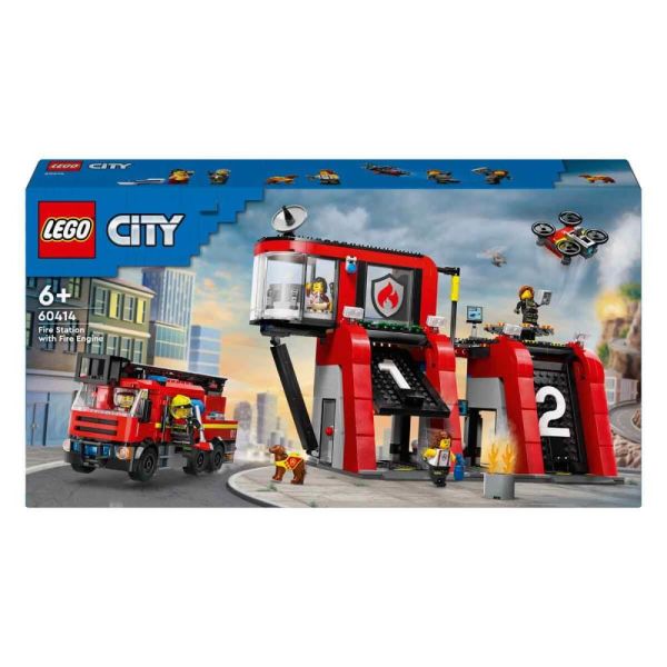 LEGO City İtfaiye Kamyonlu İtfaiye Merkezi 60414