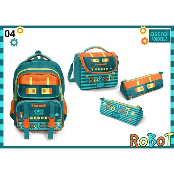 Astral Lesson Robot İlkokul Çantası 04303