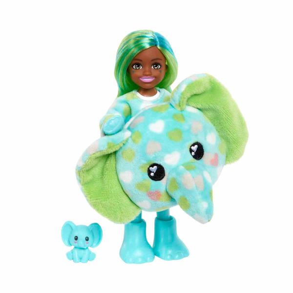 Barbie Cutie Reveal Bebekler Chelsea Tropikal Orman Serisi HKR12 Fil