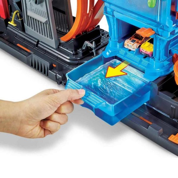 Hot Wheels Dev Ahtapot İle Araba Yıkma Seti GTT96