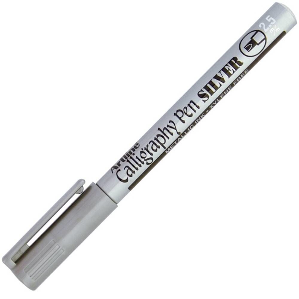 Artlıne Kaligrafi Kalemi Callıgraphy Pen Metalik 993Xf 2.5 Gümüş A-Ek-993Xf Sılv