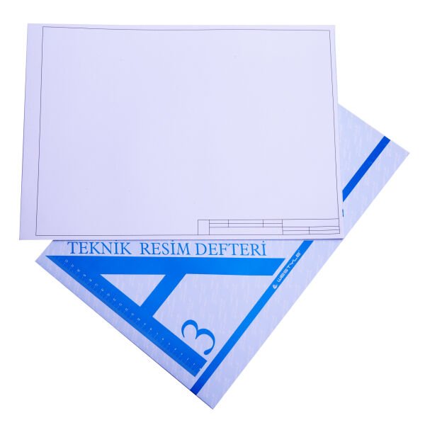 Özkan Teknik Resim Defteri A3 30 Yaprak Yan M1191