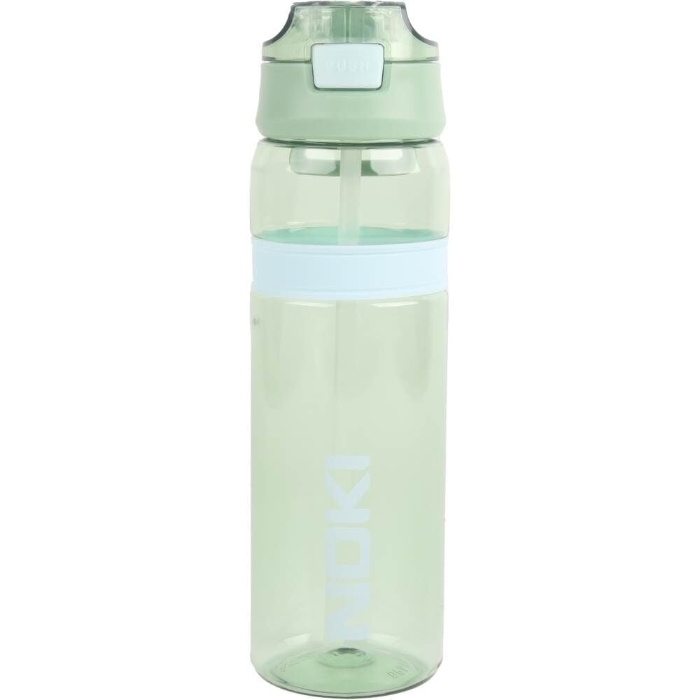 Noki Tritan Pipetli Silikon Kemerli 850 ml Matara T0120-160 Yeşil