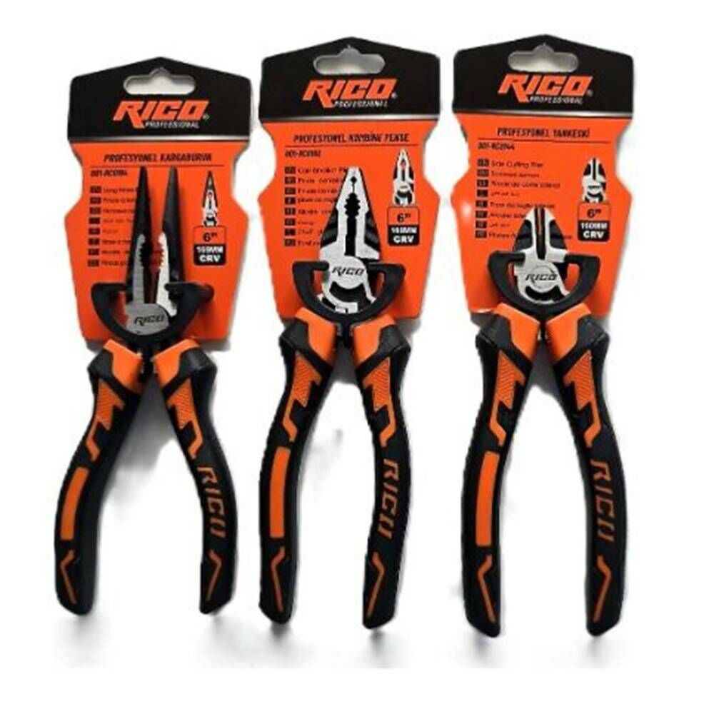 Rıco RC-0136 160mm no:6  Pense (paket 6lı)