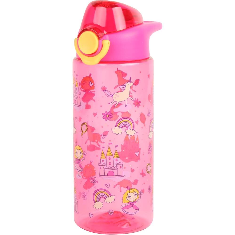 Noki Kids Tritan Auto Kapak Taşıma Kulplu 500 ml Matara T0123-070 Açık Pembe