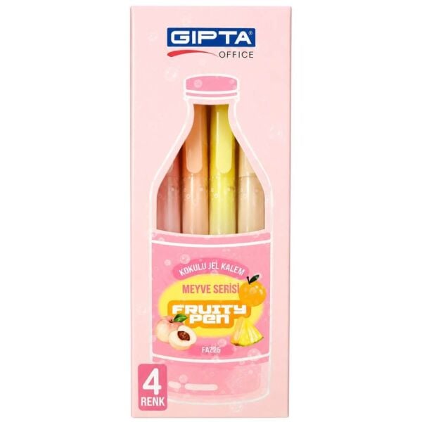 Fruity Pen F4255 4 Renk Kokulu Jel Kalem