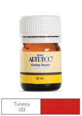Artdeco Kumaş Boyası 25 ml 010A-103 Turuncu