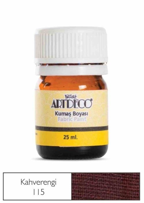 Artdeco Kumaş Boyası 25 ml 010A-115 Kahverengi