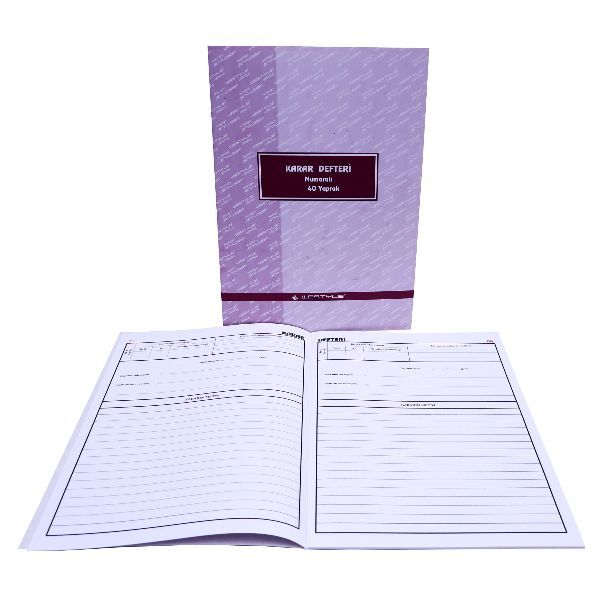 Özkan Karar Defteri 40 Yaprak M0915 0229