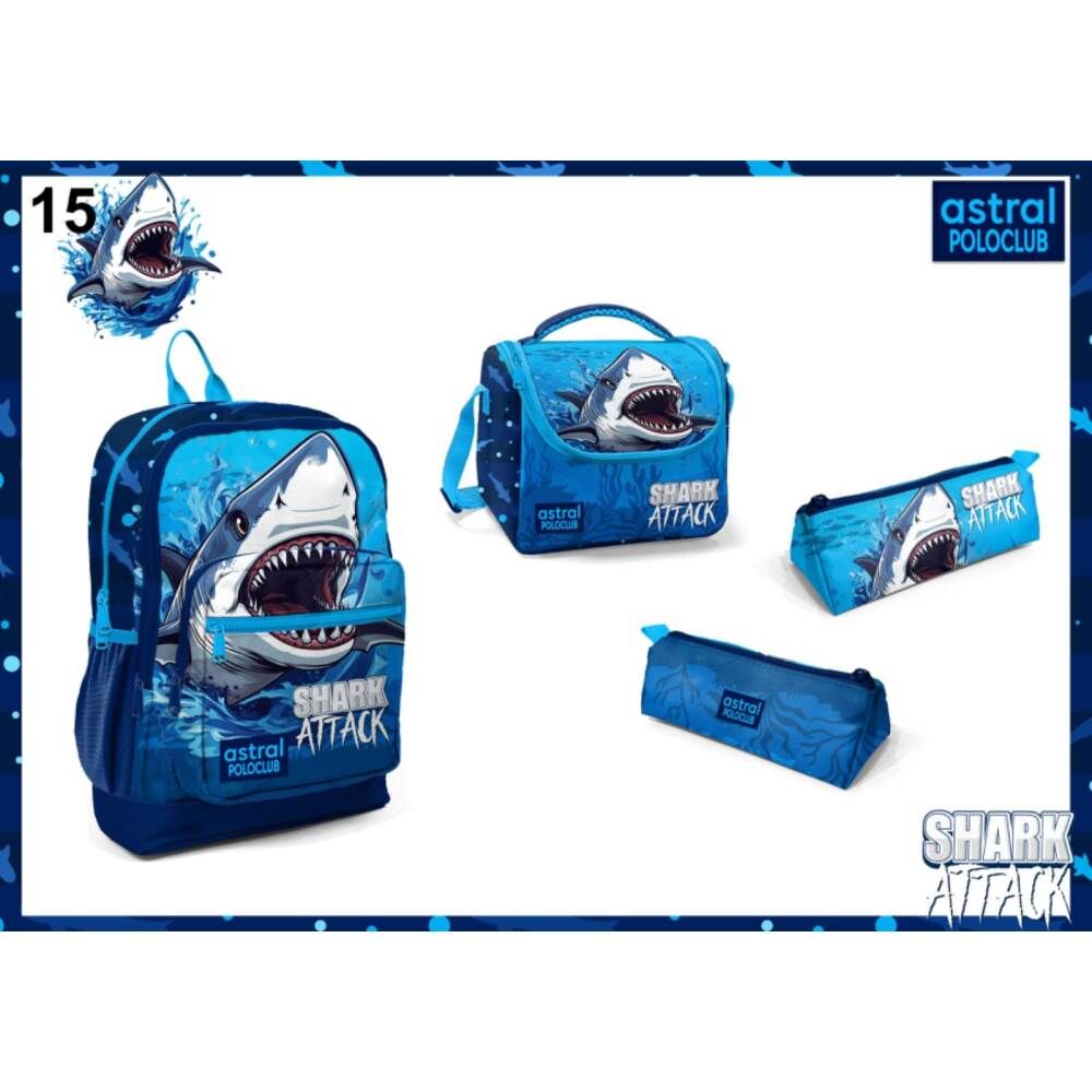Astral Student Shark İlkokul Çantası 06021