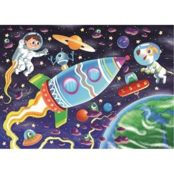 The Space Travel Pre School Çocuk Puzzle 35 Parça 32711