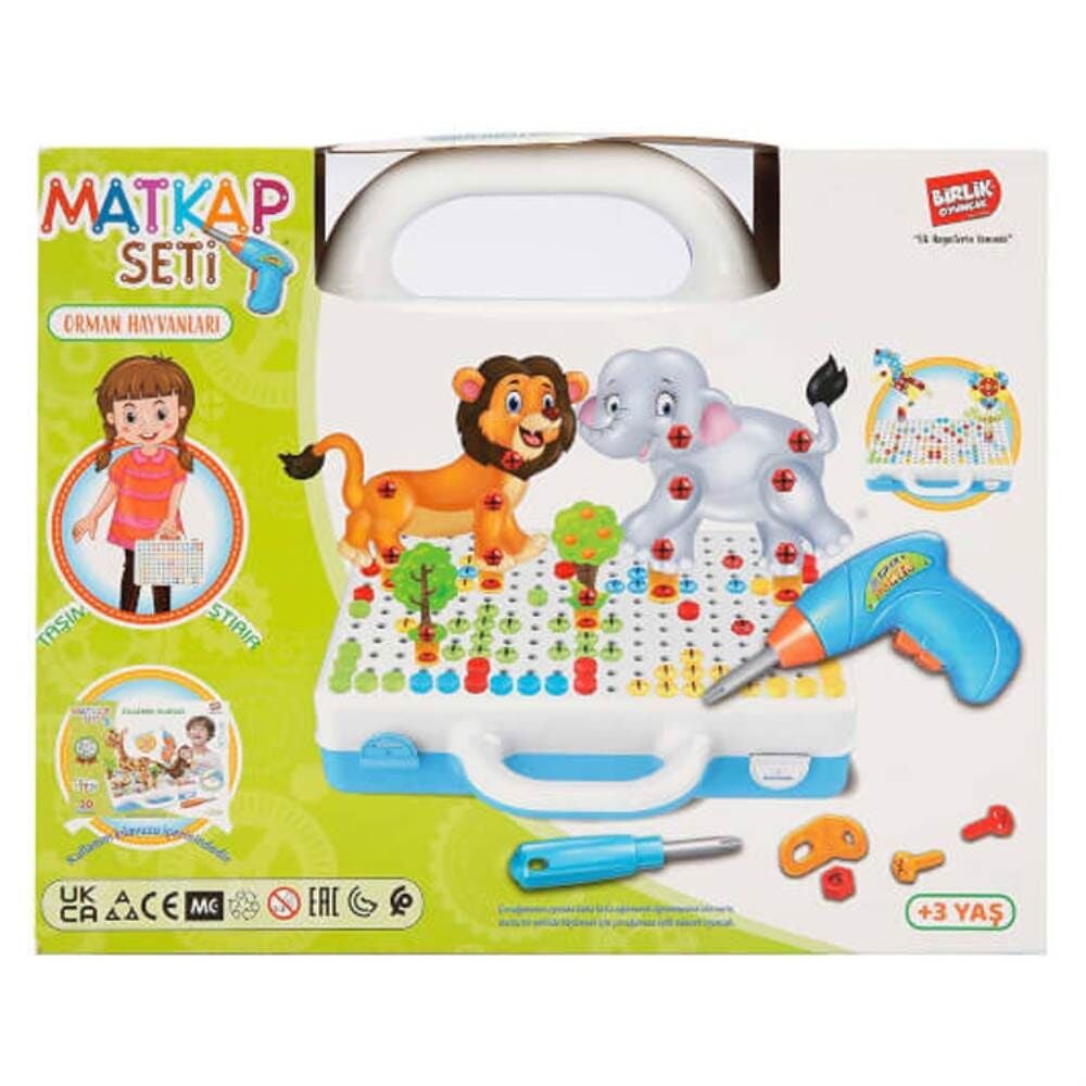 Birlik Eğitici Matkap Seti Hayvanlar URT014-001
