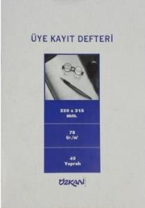Özkan Üye Kayıt Defteri 40 Yaprak M0919/0253