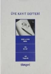 Özkan Üye Kayıt Defteri 40 Yaprak M0919/0253