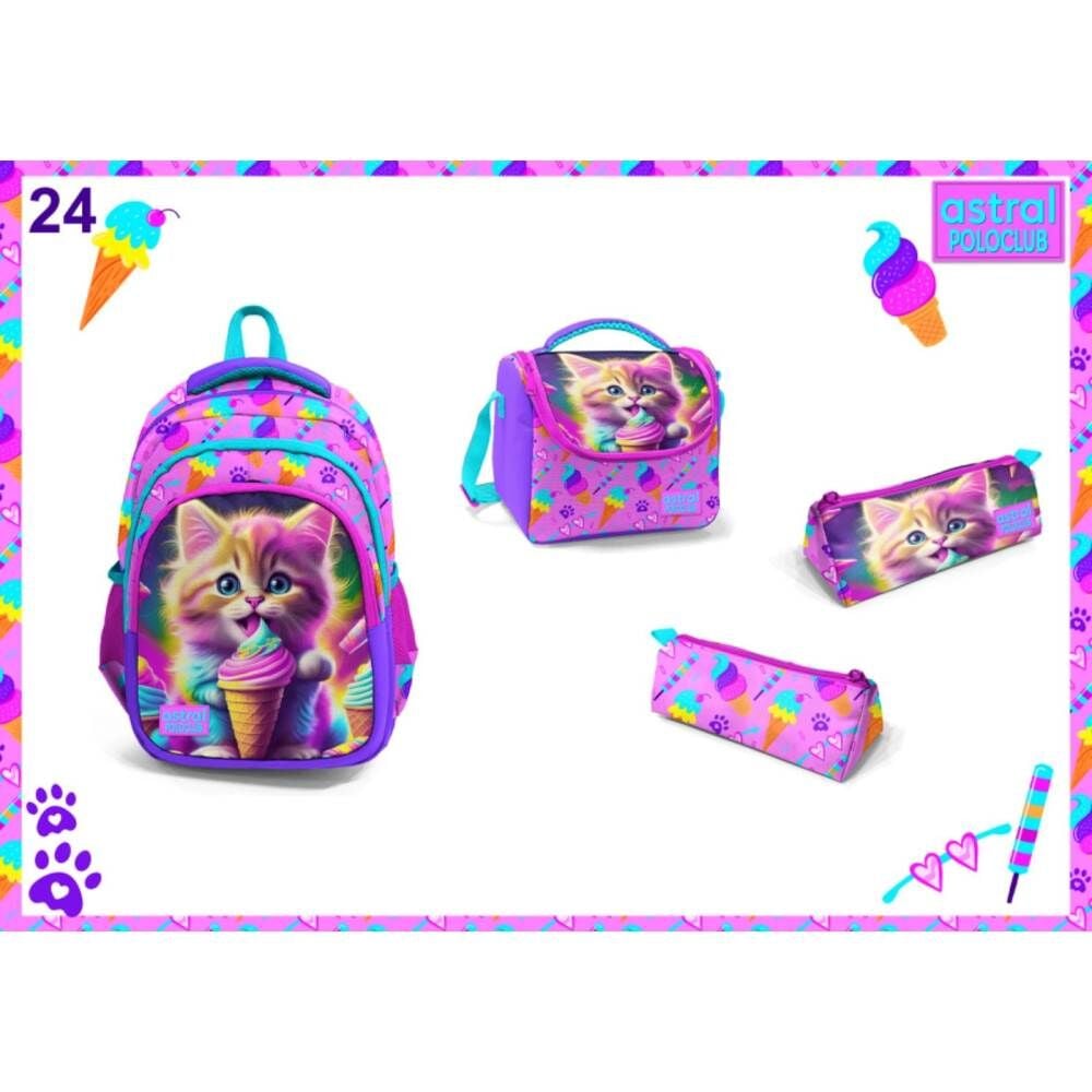 Astral Premium 3 lü Cat İlkokul Çantası 04400