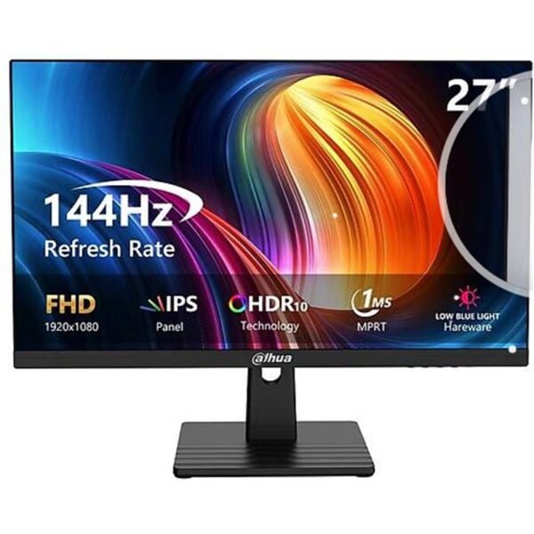 Dahua LM27-B221B 27'' LED IPS 1ms 144Hz 1920x1080 FullHD DP+HDMI+Audio out (VESA) Siyah Monitör