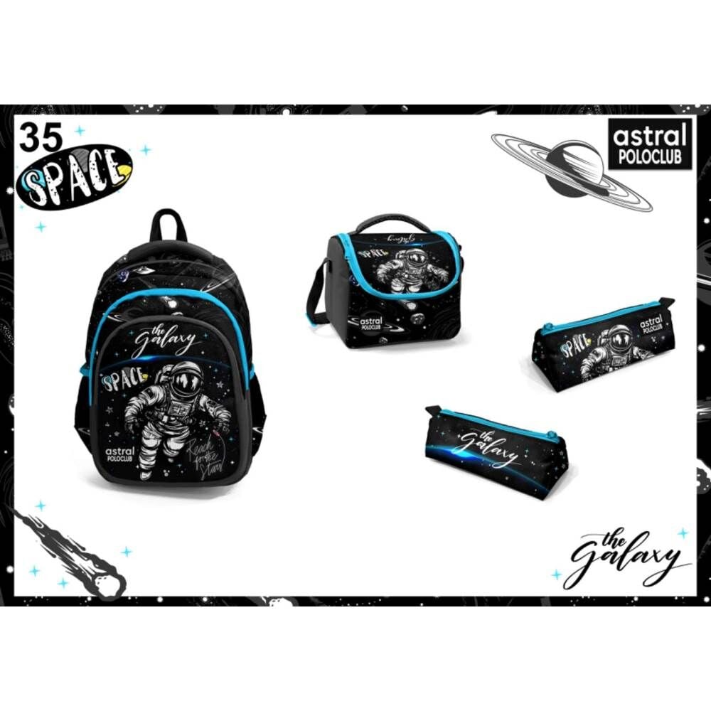 Astral Premium 3 lü Astronot İlkokul Çantası 04399