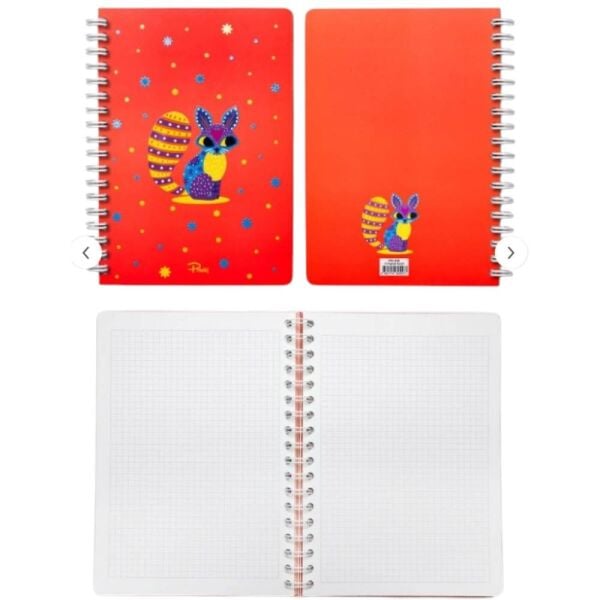 Prestij PRJ-028 17x24 72 Yaprak Kareli Renkli Not Defteri