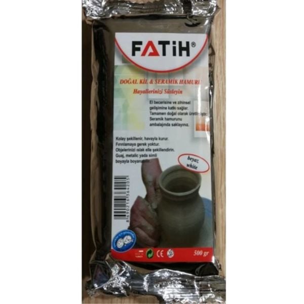 Fatih Seramik Hamuru 500 Gr Beyaz 36420