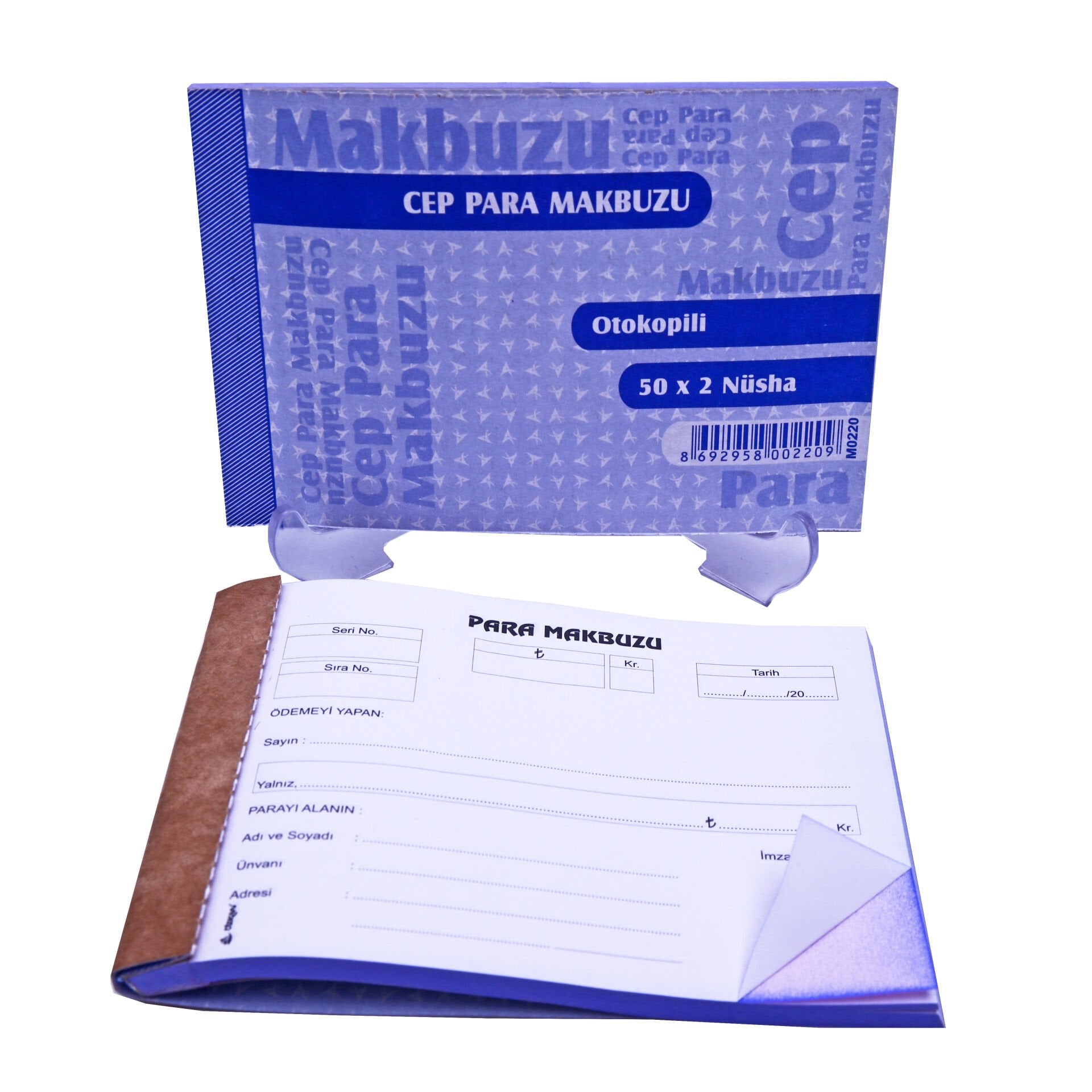 Özkan Cep Para Makbuzu Otokopili 50x2 No:2 M0220 M0221