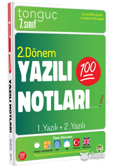 Tonguç 7.Sınıf Akıl Notları 7.2.Dönem