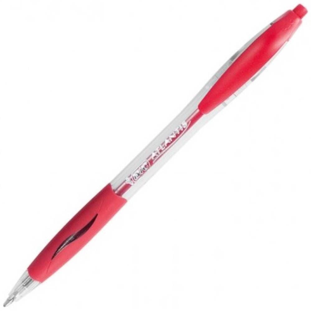 Bıc Tükenmez Kalem Atlantıs Classıc 1.0 Basmalı 12 Li Kırmızı 8871331
