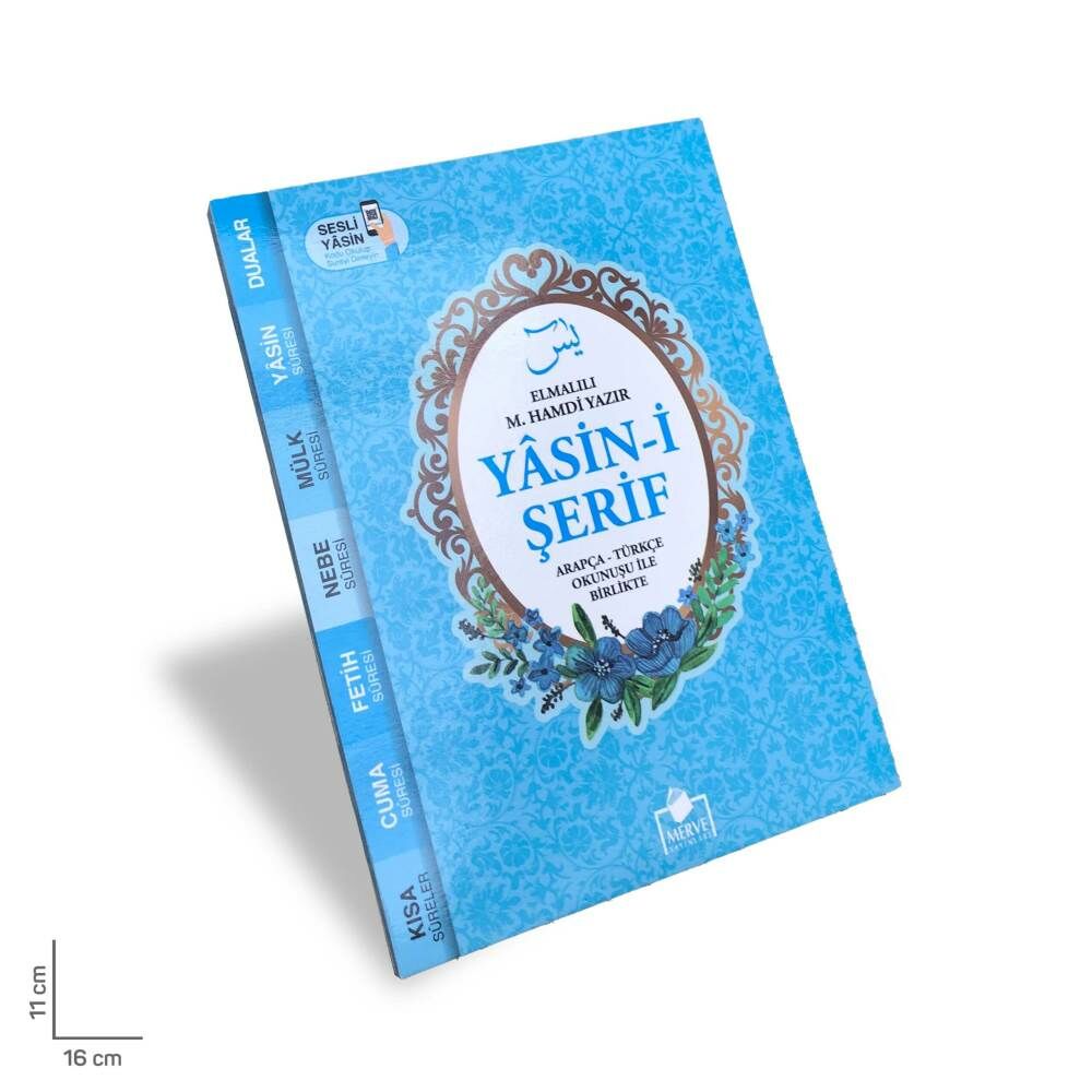 Merve Çanta Boy Türkçeli Yasin Mavi 043