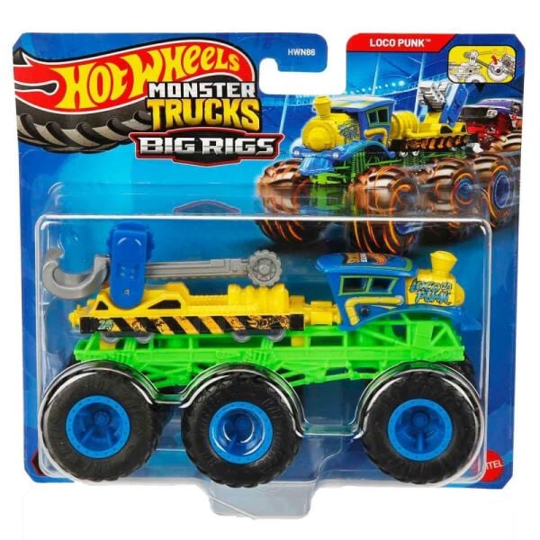 Hot Wheels Monster Trucks Çekici Arabalar HWN93 Loco Punk