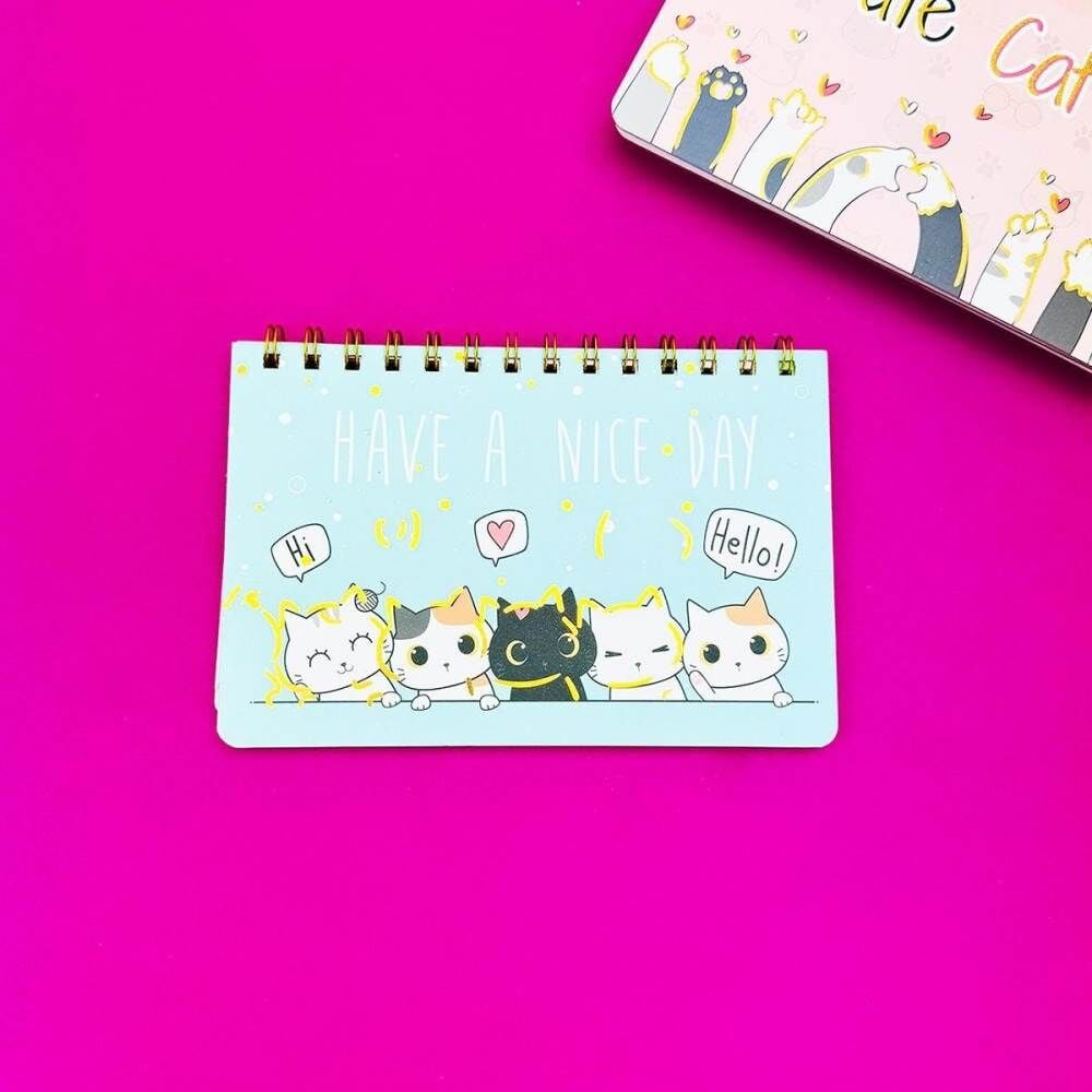 Bam 1314 Kedi 13x19 Spiralli Planner