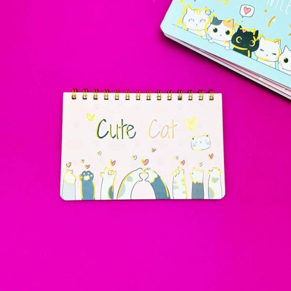 Bam 1314 Kedi 13x19 Spiralli Planner