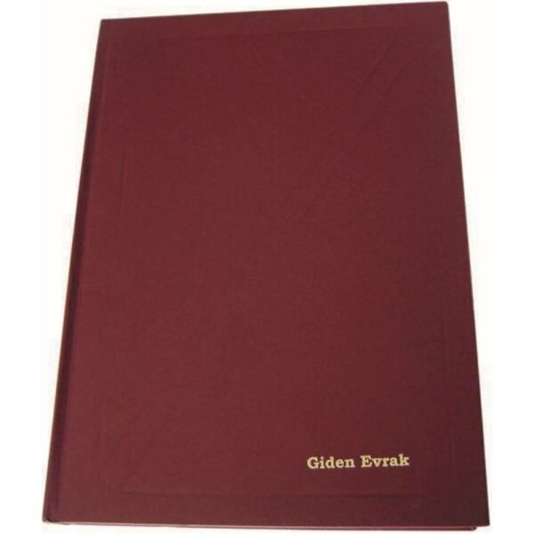 Dilman Giden Evrak Defteri Ciltli 22.5X32  96 Yp 5022