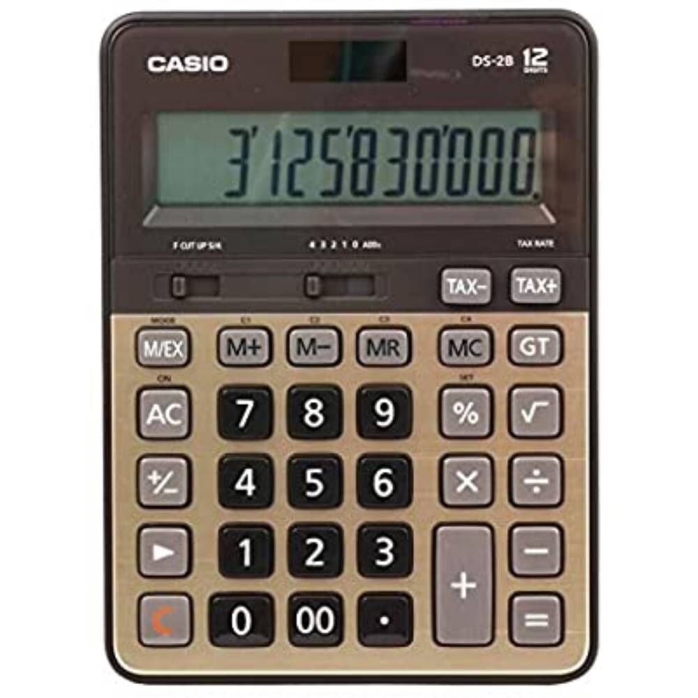 Casio DS-2B-GD Profesyonel 12 Hane Masa Üstü Hesap Makinesi
