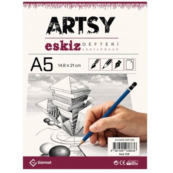Gürmat Eskiz Defteri A5 50 Yaprak 125 gr 558
