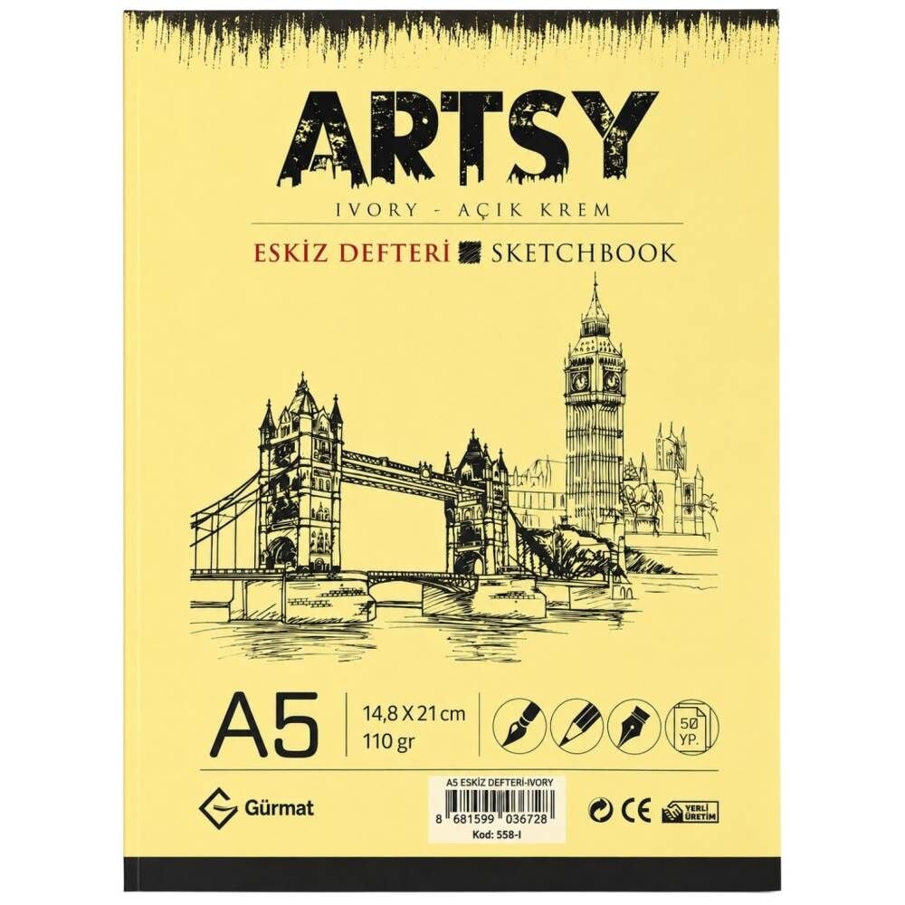 Gürmat Eskiz Defteri A5 50 Yaprak 110 gr 588i