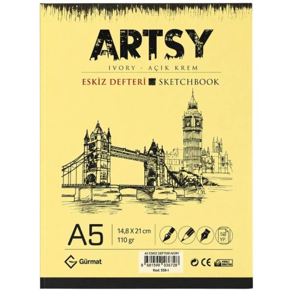 Gürmat Eskiz Defteri A5 50 Yaprak 110 gr 588i