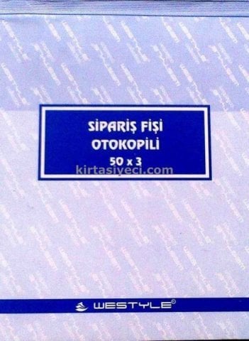 Özkan Sipariş Fişi Otokopili 50x3 Nüsha M1150 521