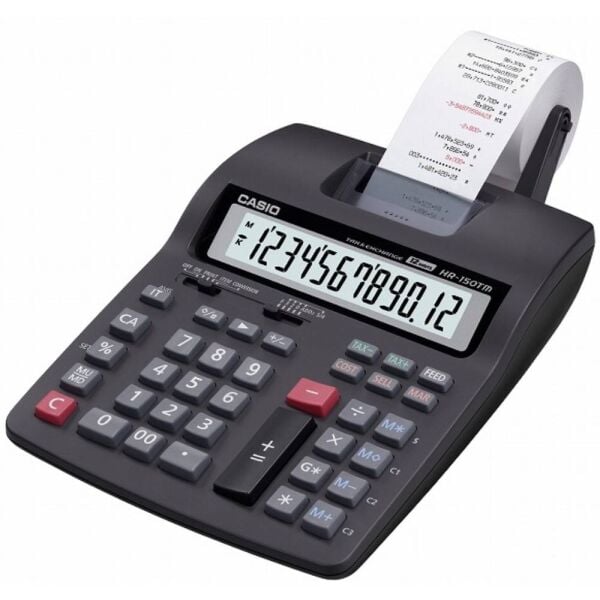 Casıo Hesap Makinesi Şeritli Hr-150Rc 12 Hane