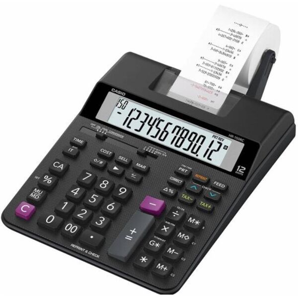 Casıo Hesap Makinesi Şeritli Hr-150Rc 12 Hane