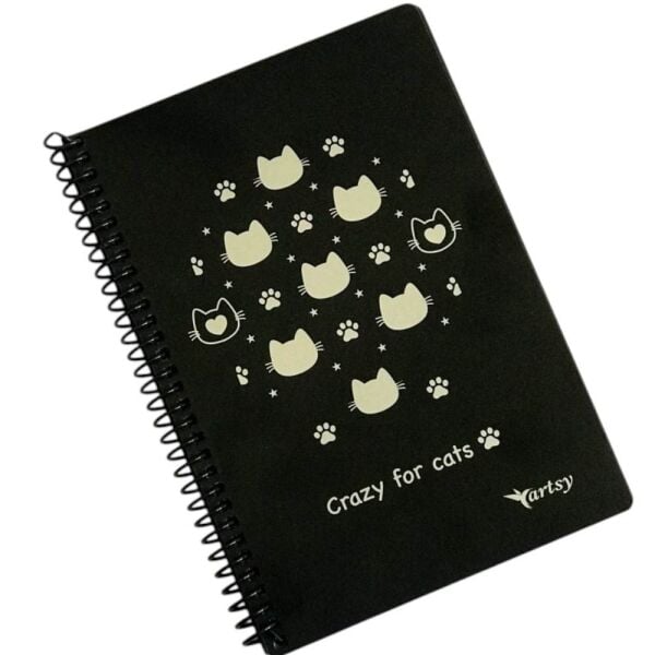 Gürmat 17x24 40 Yaprak Spiralli Siyah Defter 4726