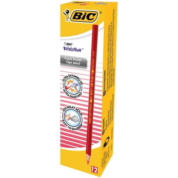 Bıc Kopya Kalemi Kırmızı Evolutıon 12 Li 921369