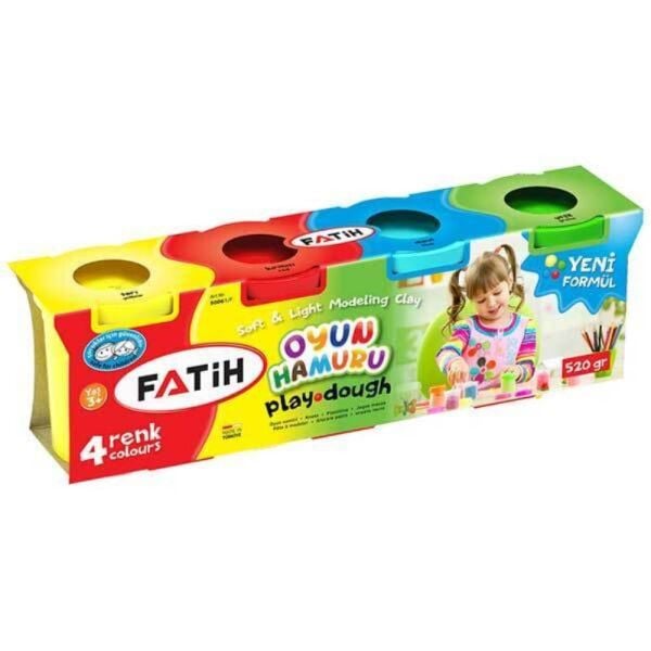 Fatih Oyun Hamuru 4 Renk 520 gr