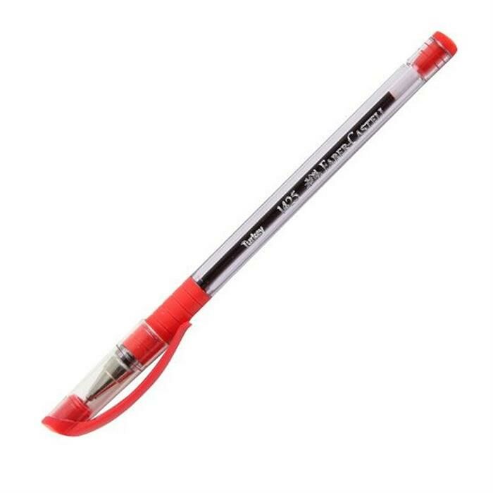 Faber Castell 1425 Tükenmez Kalem İğne Uç 10 lu Kırmızı 142521