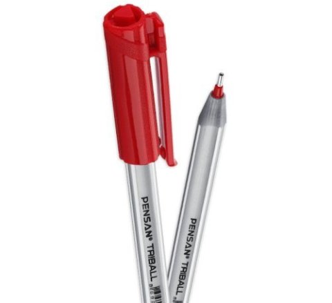 Pensan Triball Tükenmez Kalem 1.0 mm 01003 Kırmızı